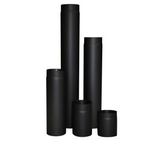 KaminoFlam 15 cm Ofenrohr Schwarz Verlängerung...