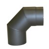 KaminoFlam Bogenknie 90° Gussgrau Abgasrohr Rauchrohr Ø 14,8 cm