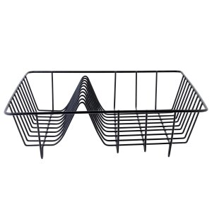Axentia Geschirrabtropfkorb Geschirrabtropfer Abtropfgestell Metall 35x9,5x34 cm Schwarz 250011
