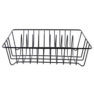 Axentia Geschirrabtropfkorb Geschirrabtropfer Abtropfgestell Metall 35x9,5x34 cm Schwarz 250011