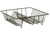 Axentia Geschirrabtropfkorb Geschirrabtropfer Abtropfgestell Metall 35x9,5x34 cm Schwarz 250011