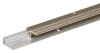 ALBERTS Abschlussprofil Aluminium Trägerprofil: blank Deckprofil: edelstahlfarbig eloxiert 900x22x18 mm