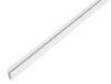 ALBERTS Abschlussprofil PVC-U weiß 1000x14x6 mm Materialstärke 1 mm Breite oben 10 mm