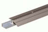 ALBERTS Ausgleichsprofil Aluminium Trägerprofil: blank Deckprofil: edelstahlfarbig eloxiert 900x44x18 mm