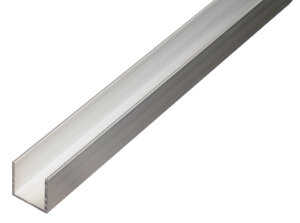 ALBERTS U-Profil Aluminium natur 1000x6x6 mm...