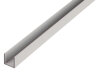 ALBERTS U-Profil Aluminium natur 1000x8x8 mm Materialstärke 1 mm lichte Breite 6 mm