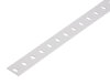 ALBERTS Flachprofil Stahl roh sendzimirverzinkt weiß kunststoffbeschichtet RAL 9016 1000x35x1,5 mm Materialstärke 1,5 mm