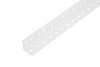 ALBERTS Winkelprofil Stahl roh sendzimirverzinkt weiß kunststoffbeschichtet RAL 9016 1000x35x35 mm Materialstärke 1,5 mm