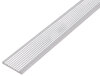 ALBERTS Flachprofil Aluminium silberfarbig eloxiert 1000x40x3 mm