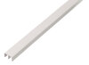 ALBERTS Führungsschienenprofil oben PVC-U weiß 1000x16x10 mm Materialstärke 1 mm