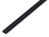 ALBERTS Führungsschienenprofil unten PVC-U schwarz 1000x16x5 mm Materialstärke 1 mm