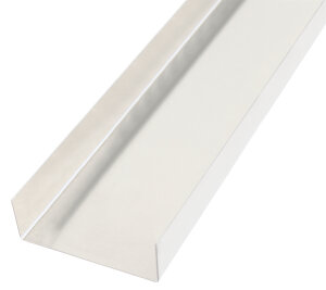 ALBERTS Glattblech Aluminium natur 1000x58x20 mm