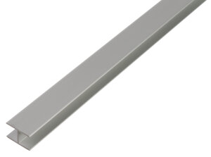 ALBERTS H-Profil Aluminium silberfarbig eloxiert...