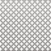 ALBERTS Lochblech Aluminium silberfarbig eloxiert 1000x200x0,8 mm