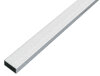 ALBERTS Vierkantrohr Vierkantprofil Aluminium edelstahldesign hell 1000x20x10 mm Materialstärke 1 mm