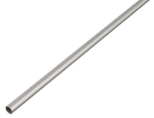 ALBERTS Rundrohr Aluminium silberfarbig eloxiert 1000x8x8...