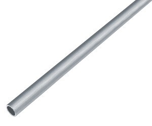 ALBERTS Rundrohr Aluminium edelstahldesign hell 1000x8x8...