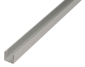ALBERTS U-Profil Aluminium silberfarbig eloxiert...
