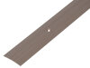 ALBERTS Übergangsprofil Aluminium bronzefarbig eloxiert mit versenkten Schraublöchern 900x38x1,6 mm
