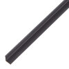 ALBERTS Winkelprofil Aluminium schwarz eloxiert 1000x10x10 mm Materialstärke 1 mm