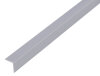 ALBERTS Winkelprofil PVC-U aluminiumgrau 1000x15x15 mm Materialstärke 1 mm
