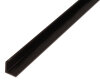 ALBERTS Winkelprofil PVC-U schwarz 1000x20x20 mm Materialstärke 1,5 mm