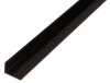 ALBERTS Winkelprofil PVC-U schwarz 1000x25x20 mm Materialstärke 2 mm