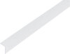ALBERTS Winkelprofil PVC-U transparent 1000x20x20 mm Materialstärke 1 mm
