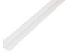ALBERTS Winkelprofil PVC-U weiß 1000x10x10 mm Materialstärke 1 mm
