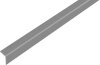 ALBERTS Winkelprofil PVC-U grau metallic 1000x20x20 mm Materialstärke 1,5 mm