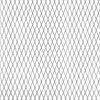ALBERTS Glattblech Aluminium silberfarbig eloxiert 500x250x1,6 mm Maschenbreite 5 mm Stegbreite 1 mm