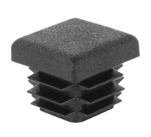 ALBERTS 4x Verschlussstopfen Kunststoff schwarz 15x15 mm
