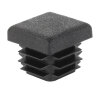 ALBERTS 4x Verschlussstopfen Kunststoff schwarz 20x20 mm