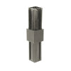 ALBERTS Rohrverbinder Vierkantrohr Steckverbinder Rohrverbindung Gerade Polyamid für Rohr 20 x 20 x 1,5 mm