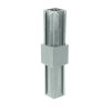 ALBERTS Rohrverbinder Vierkantrohr Steckverbinder Rohrverbindung Gerade Polyamid für Rohr 30 x 30 x 2,0 mm