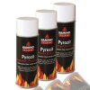 KaminoFlam 3x Pyrozit Lackspray Ofenlack Sprühlack Gussgrau 300 ml