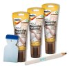 3x Molto Holz-Reparatur-Spachtel 400 g mit Metallspachtel