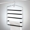 Zeller Mehrfach Hosenbügel Kleiderschrank Wäschebügel Klammer Platzsparend Garderobe Metall Set