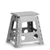 Zeller Klapphocker Klappsitz Küche Bad Haushalt 38,5x31,5x39 cm grau 13036