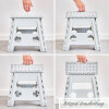 Zeller Klapphocker Klappsitz Küche Bad Haushalt 38,5x31,5x39 cm grau 13036