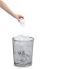 Zeller Abfalleimer Papierkorb Mülleimer Sammler Pappe Büro Mülltrennen Mesh Drahtgeflecht Rund Ø 30 cm 18101