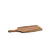 Zeller Schneidebrett Servieren Platte mit Griff Kochen Küche Buffet Holz Akazie natur 42x20 cm 25551