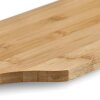Zeller Schneidebrett Servieren Platte mit Griff Kochen Küche Buffet Holz Bambus natur 44x16 cm 25192