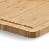 Zeller Schneidebrett Servieren Platte Kochen Küche Holz Bambus natur 45x33 cm