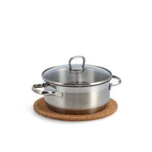 Zeller Untersetzer Kork Gläser Töpfe Tassenmatte Tischauflage Schutz Hitze Deko Rund Ø 26 cm 01260