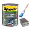 Xyladecor Gardenflairs Set Sand Grau 1 l Holzschutz Dauer Lasur