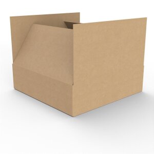 50x Versandkarton Verpacken Faltkarton Kartonage Innenmaß 350x350x100 mm einwellig