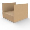 50x Versandkarton Verpacken Faltkarton Kartonage Innenmaß 350x350x100 mm einwellig