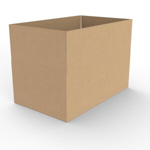 10x Versandkarton Verpacken Faltkarton Kartonage Innenmaß 650x400x230 mm einwellig