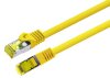 Netzwerkkabel CAT.7 Ethernetkabel LAN Kabel Rohkabel 10 Gb/s SFTP PIMF LSZH Patchkabel mit RJ45 Stecker gelb abwärtskompatibel mit Cat.6a Cat.5